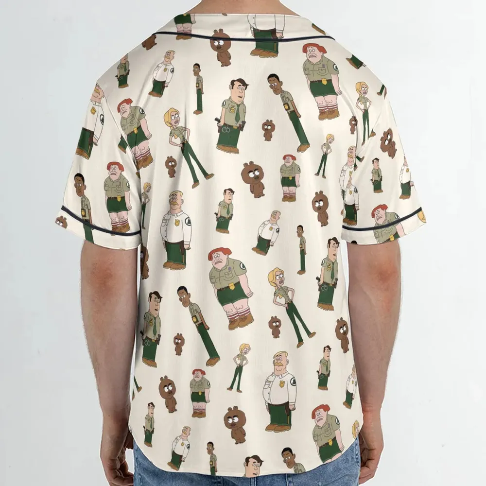 Nature Calls Brickleberry Unisex Baseball Jersey - 2