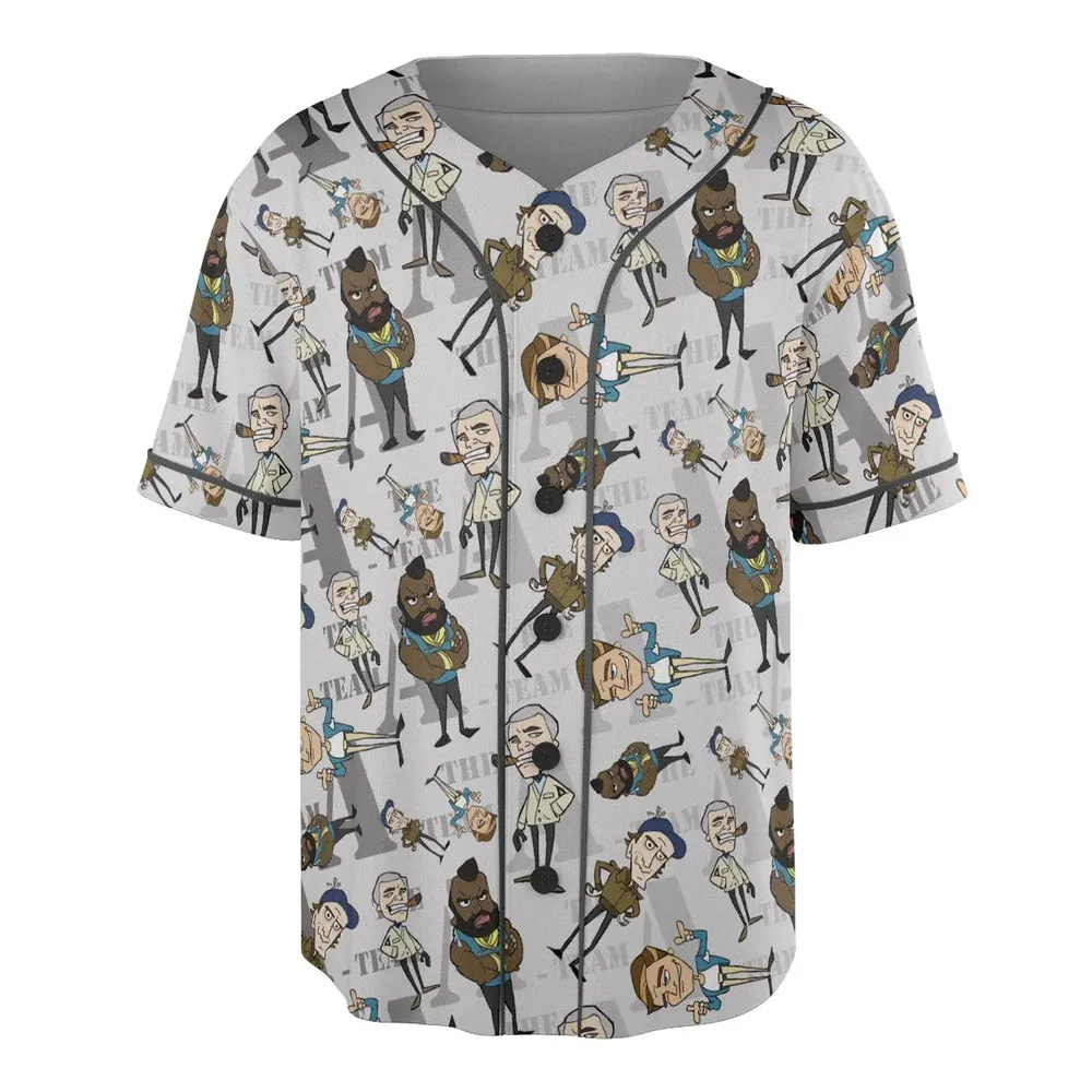 The A-team Characters Series Unisex Baseball Jersey - 3