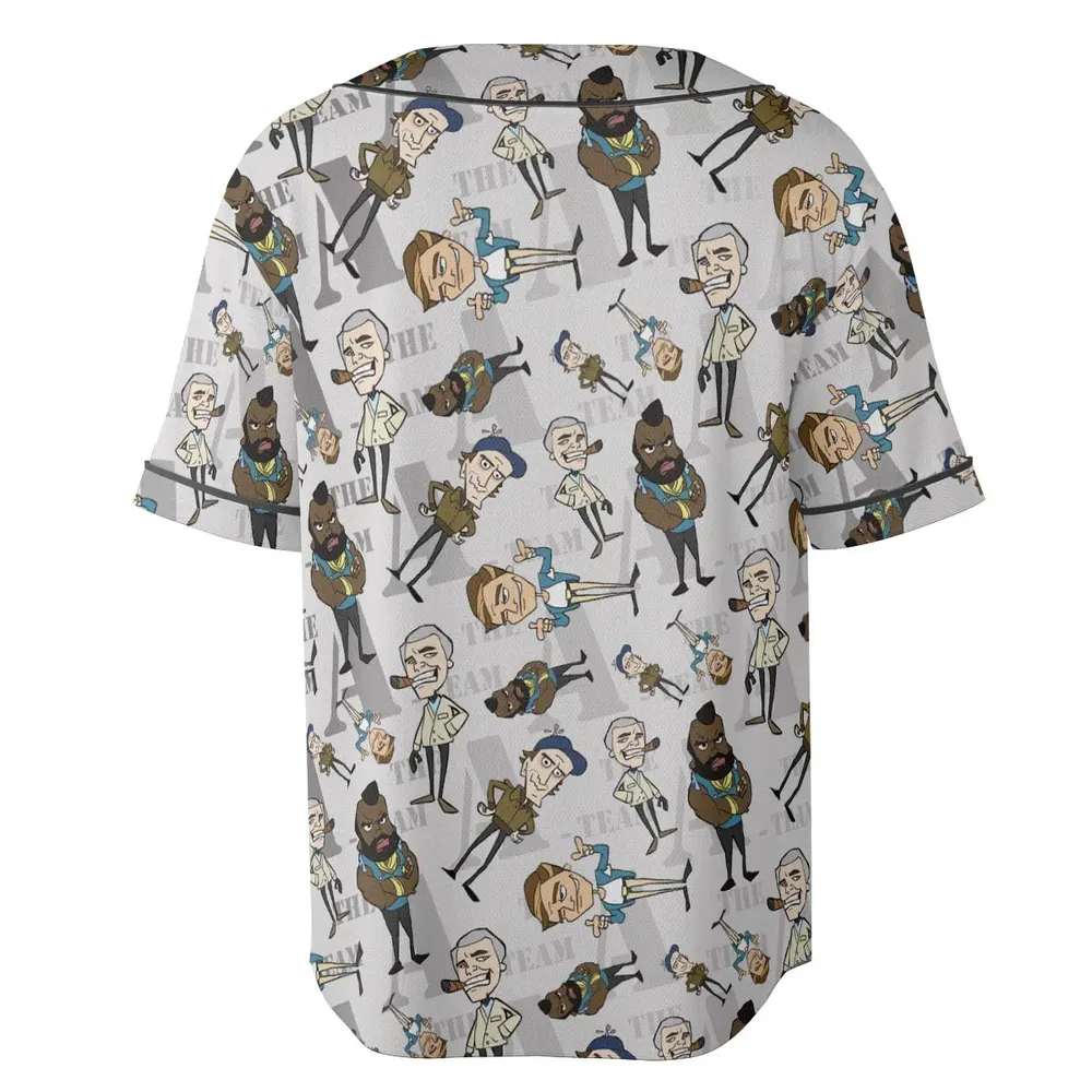 The A-team Characters Series Unisex Baseball Jersey - 4