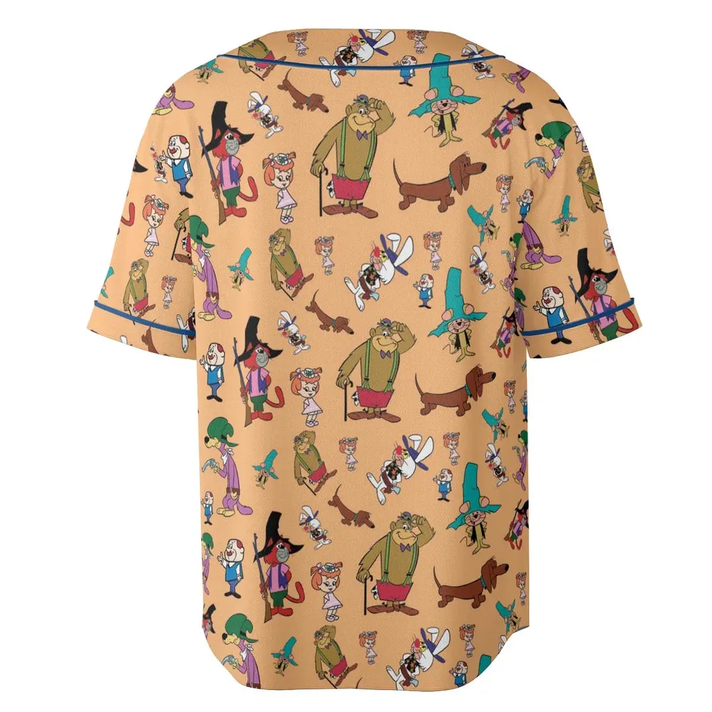 The Magilla Gorilla Show Characters Unisex Baseball Jersey - 4