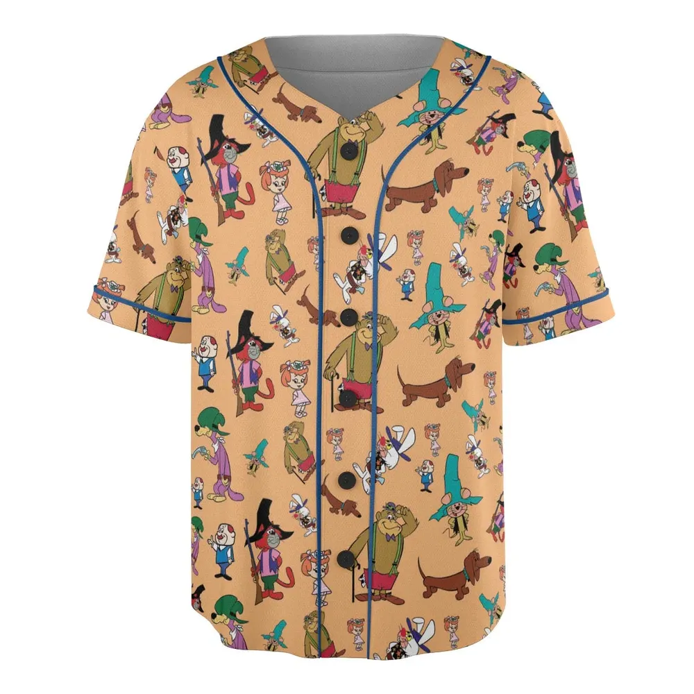 The Magilla Gorilla Show Characters Unisex Baseball Jersey - 3