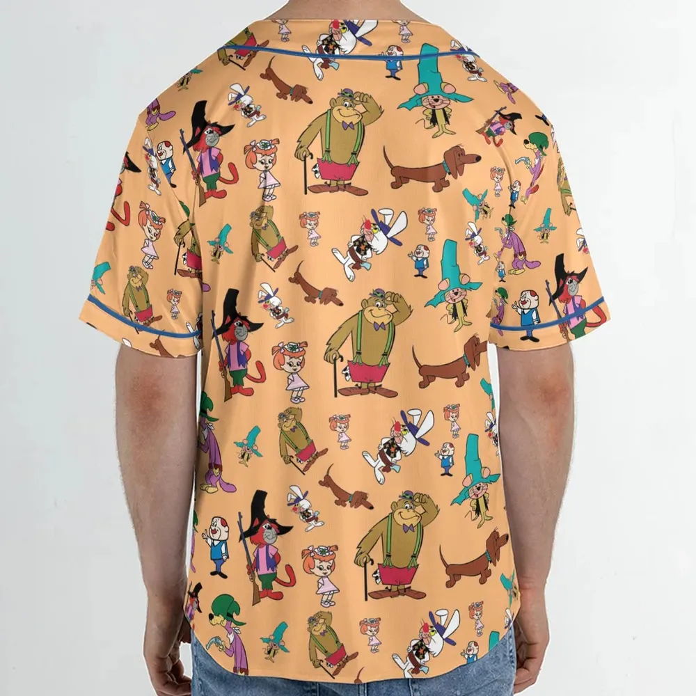 The Magilla Gorilla Show Characters Unisex Baseball Jersey - 2