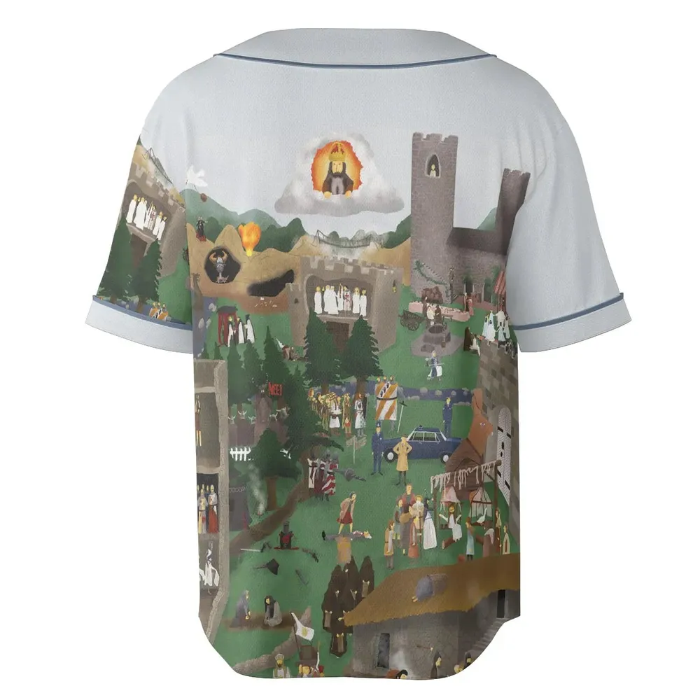 England 932 A.D Monty Python and The Holy Grail Unisex Baseball Jersey - 4
