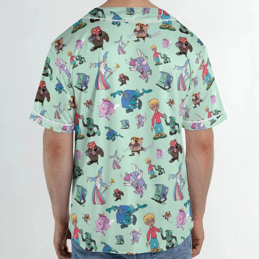 The pagemaster Cast Unisex Baseball Jersey - 2