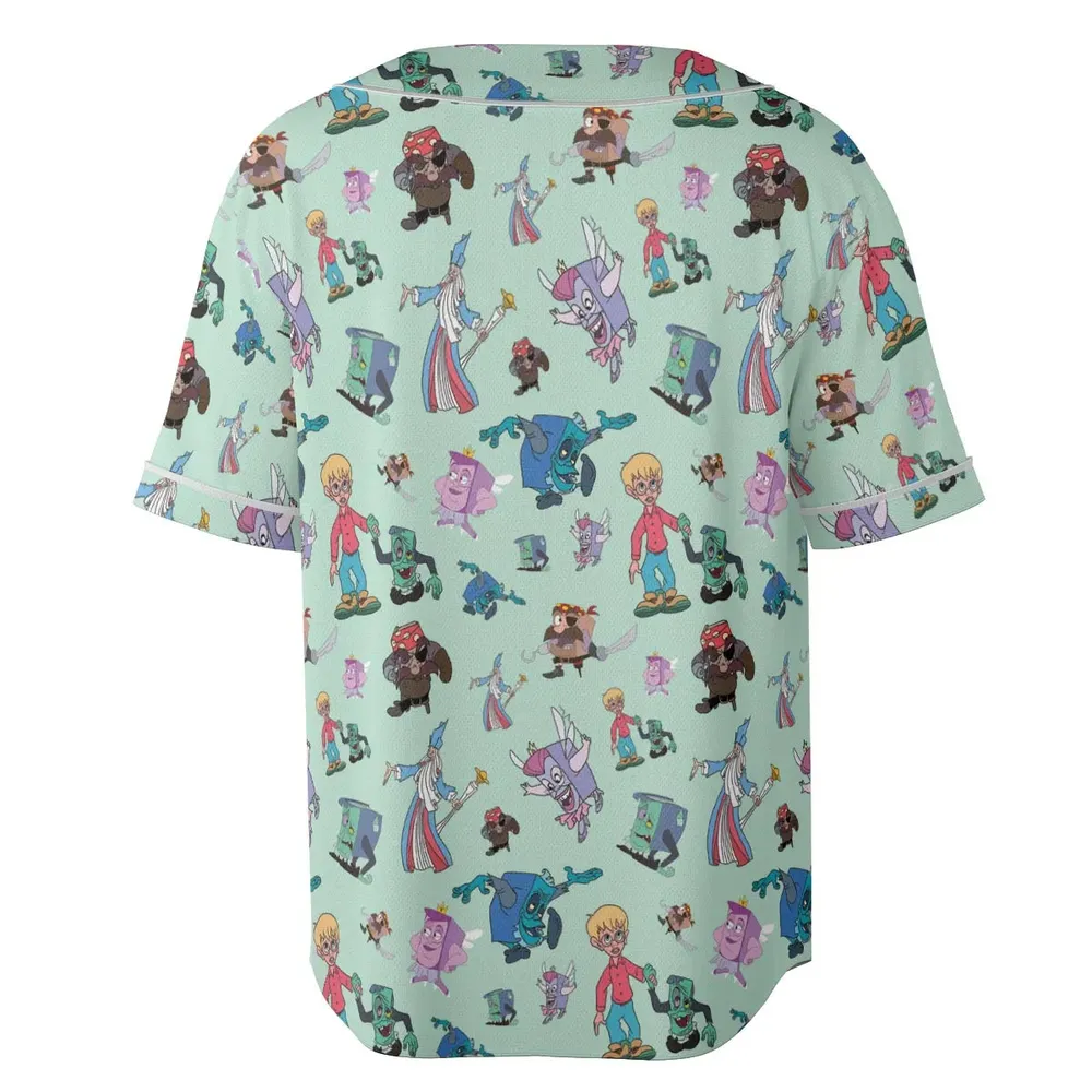 The pagemaster Cast Unisex Baseball Jersey - 4