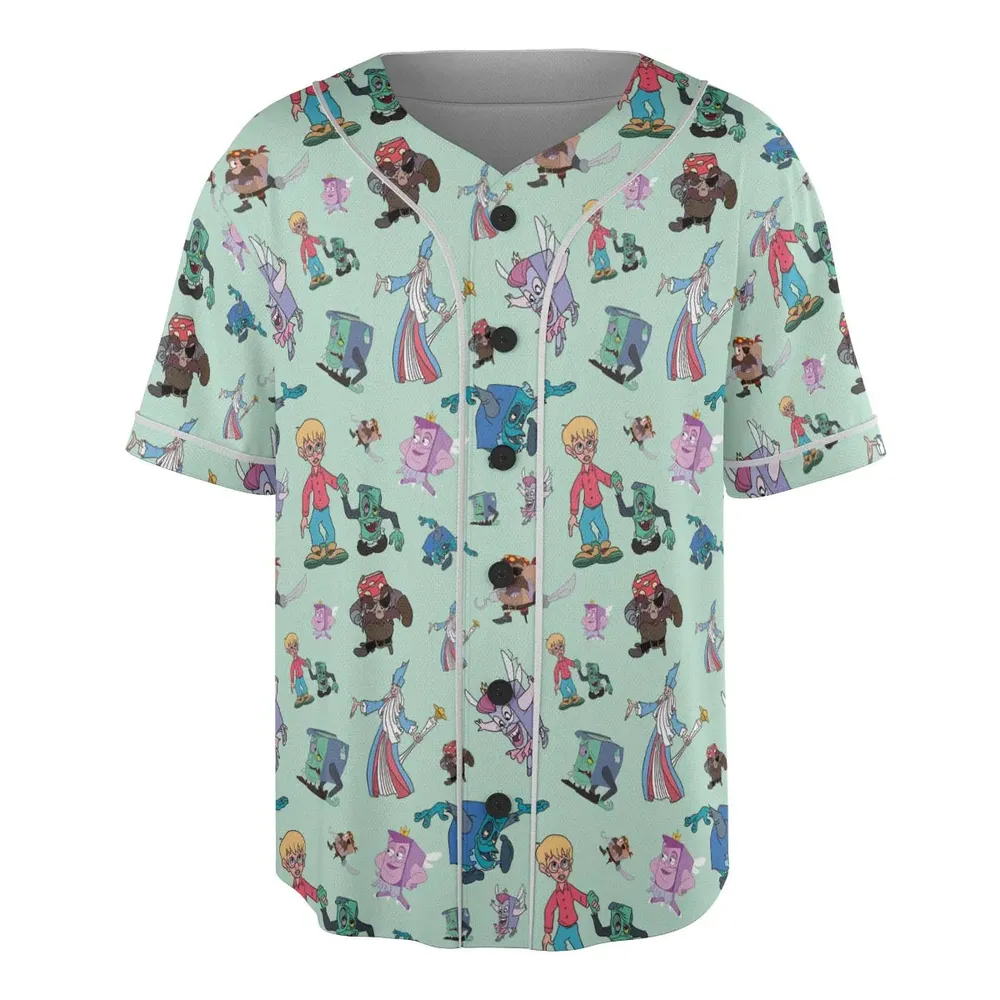 The pagemaster Cast Unisex Baseball Jersey - 3