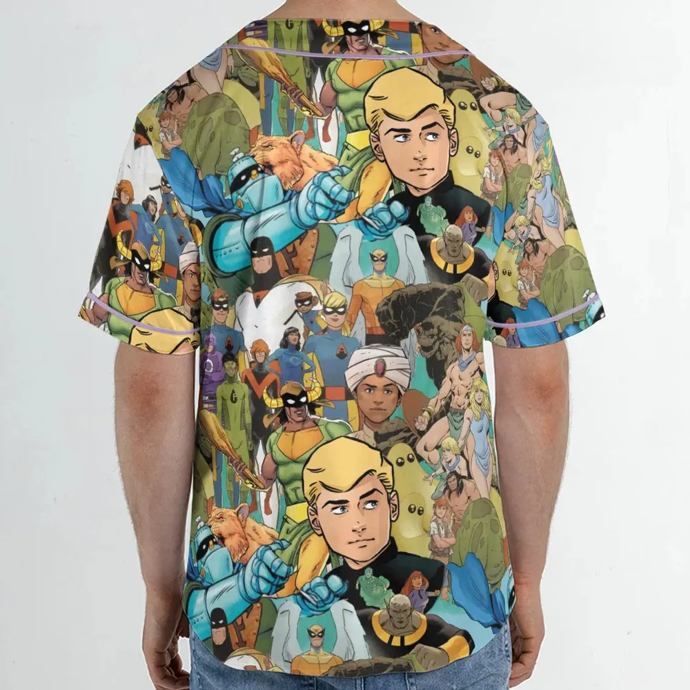 Futures Quest Heroes Unisex Baseball Jersey - 2