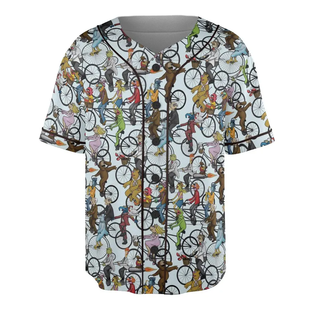 Tour De Muppet The Muppet Movie Unisex Baseball Jersey - 3