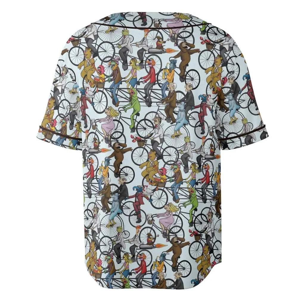 Tour De Muppet The Muppet Movie Unisex Baseball Jersey - 4