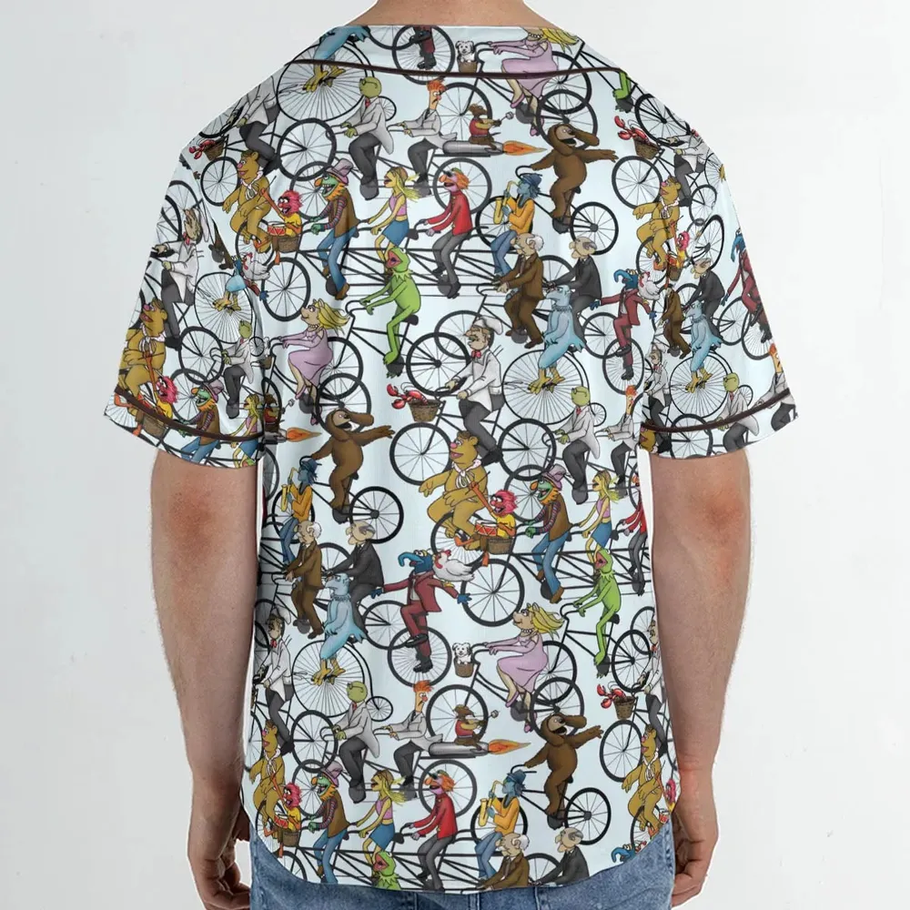 Tour De Muppet The Muppet Movie Unisex Baseball Jersey - 2