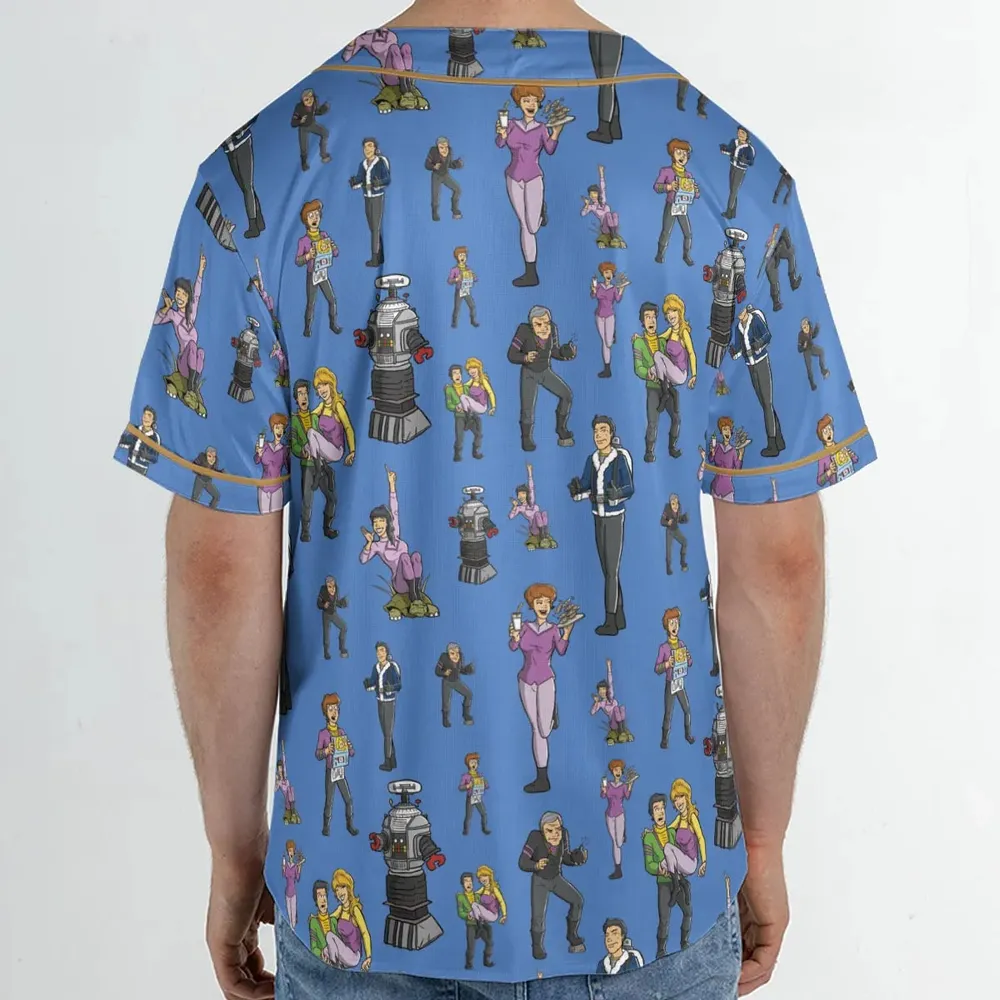 Lost In Space Characters Unisex Baseball Jersey - 2