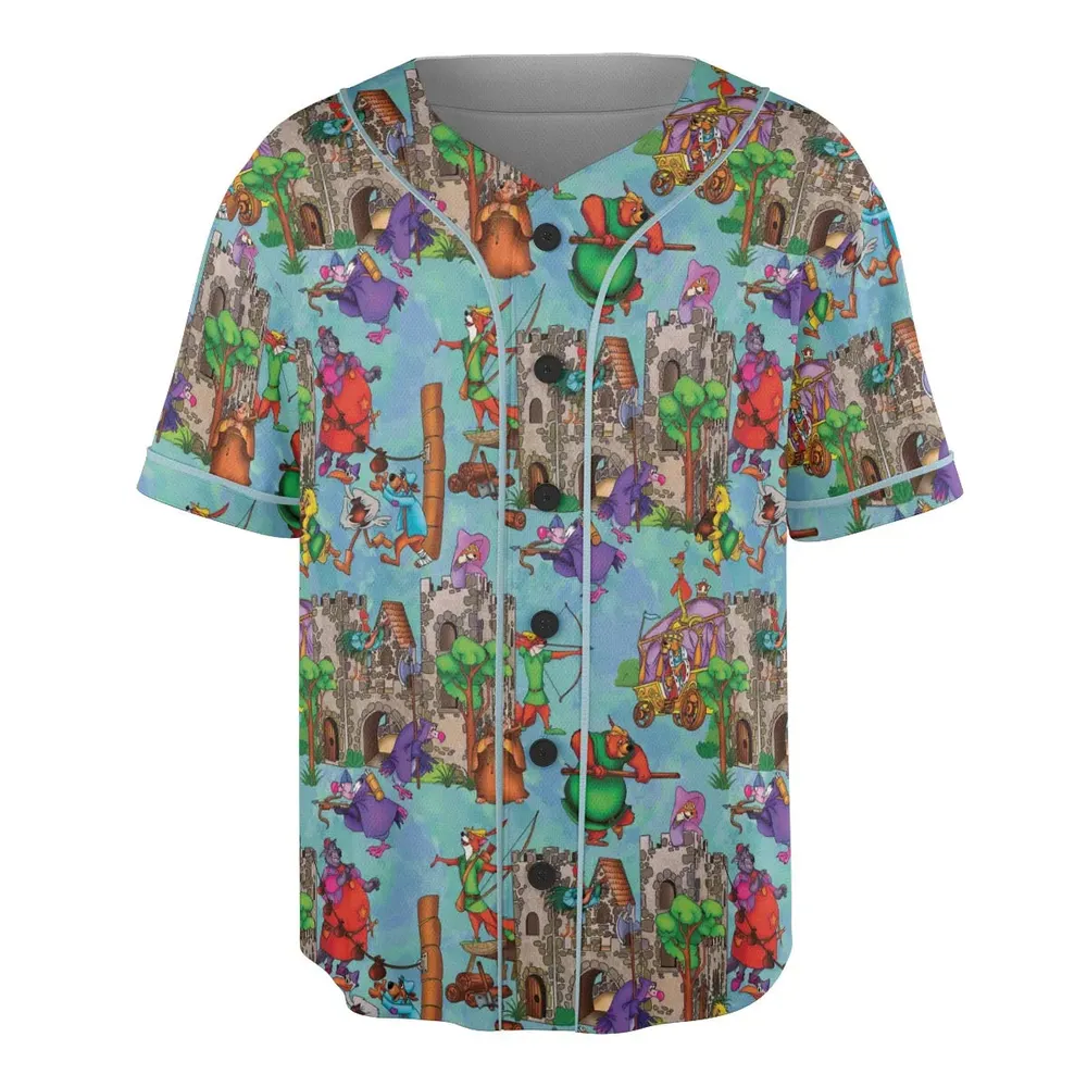 Steal From the Rich Robin Hood Unisex Baseball Jersey - 3
