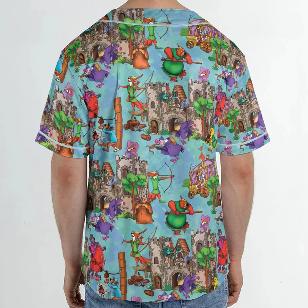 Steal From the Rich Robin Hood Unisex Baseball Jersey - 2