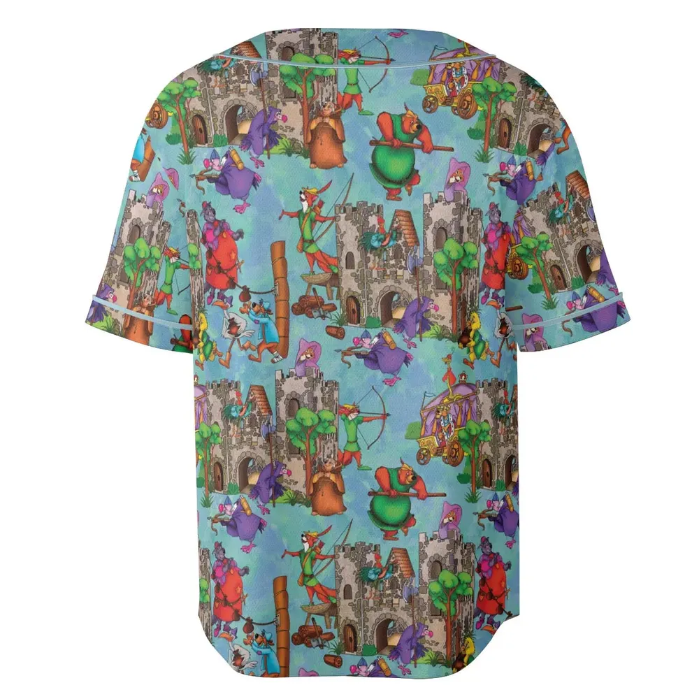 Steal From the Rich Robin Hood Unisex Baseball Jersey - 4