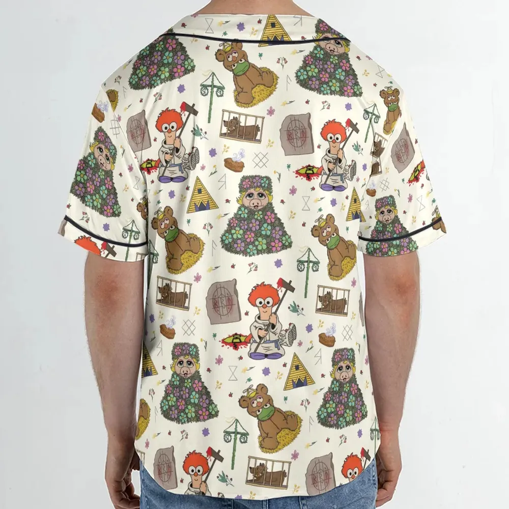 Festivites Midsommar Muppet Babies Unisex Baseball Jersey - 2