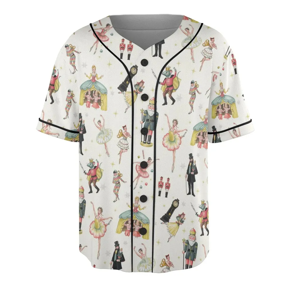 Plum Fairy for Holiday The Nutcracker Unisex Baseball Jersey - 3