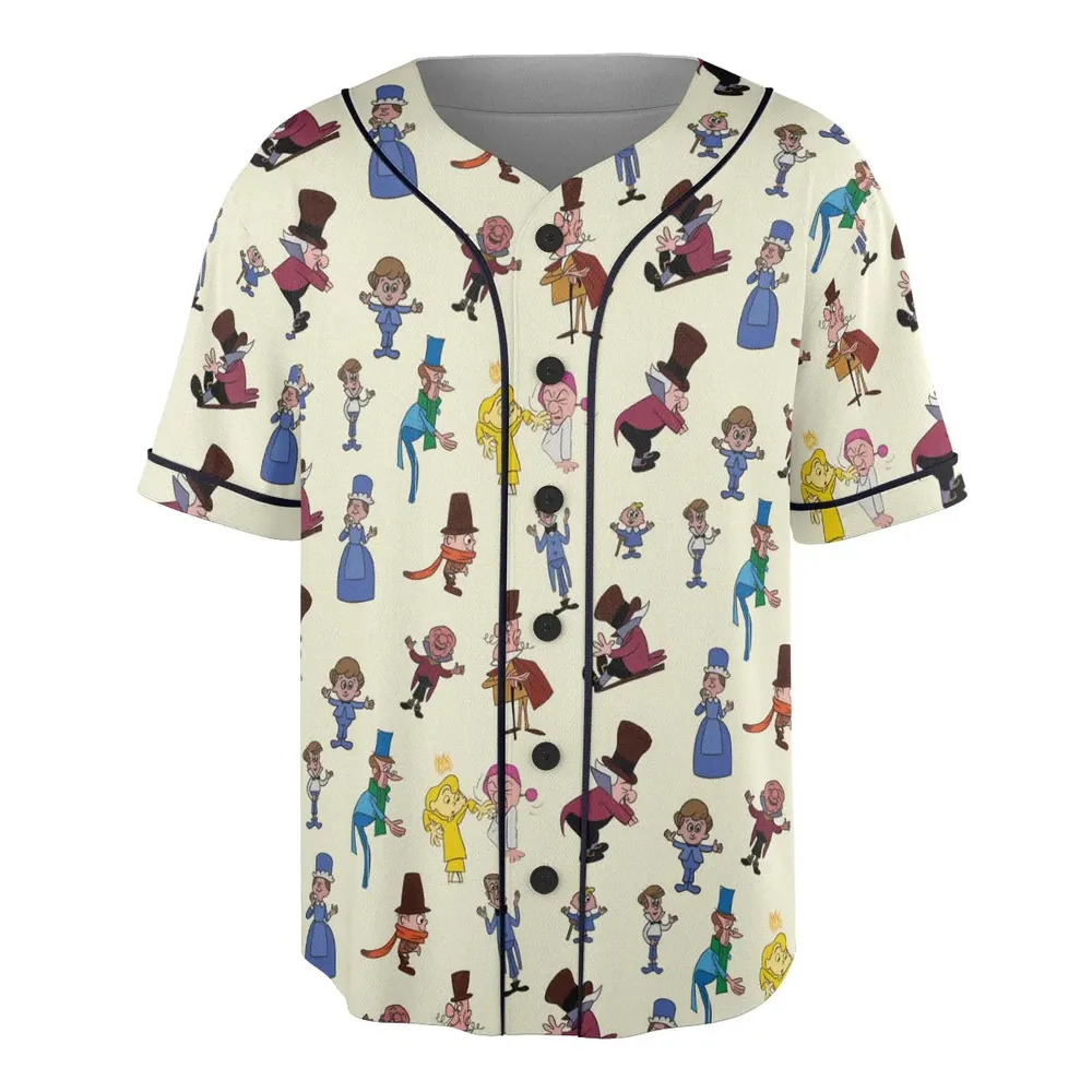 Mister Magoo's Christmas Unisex Baseball Jersey - 3