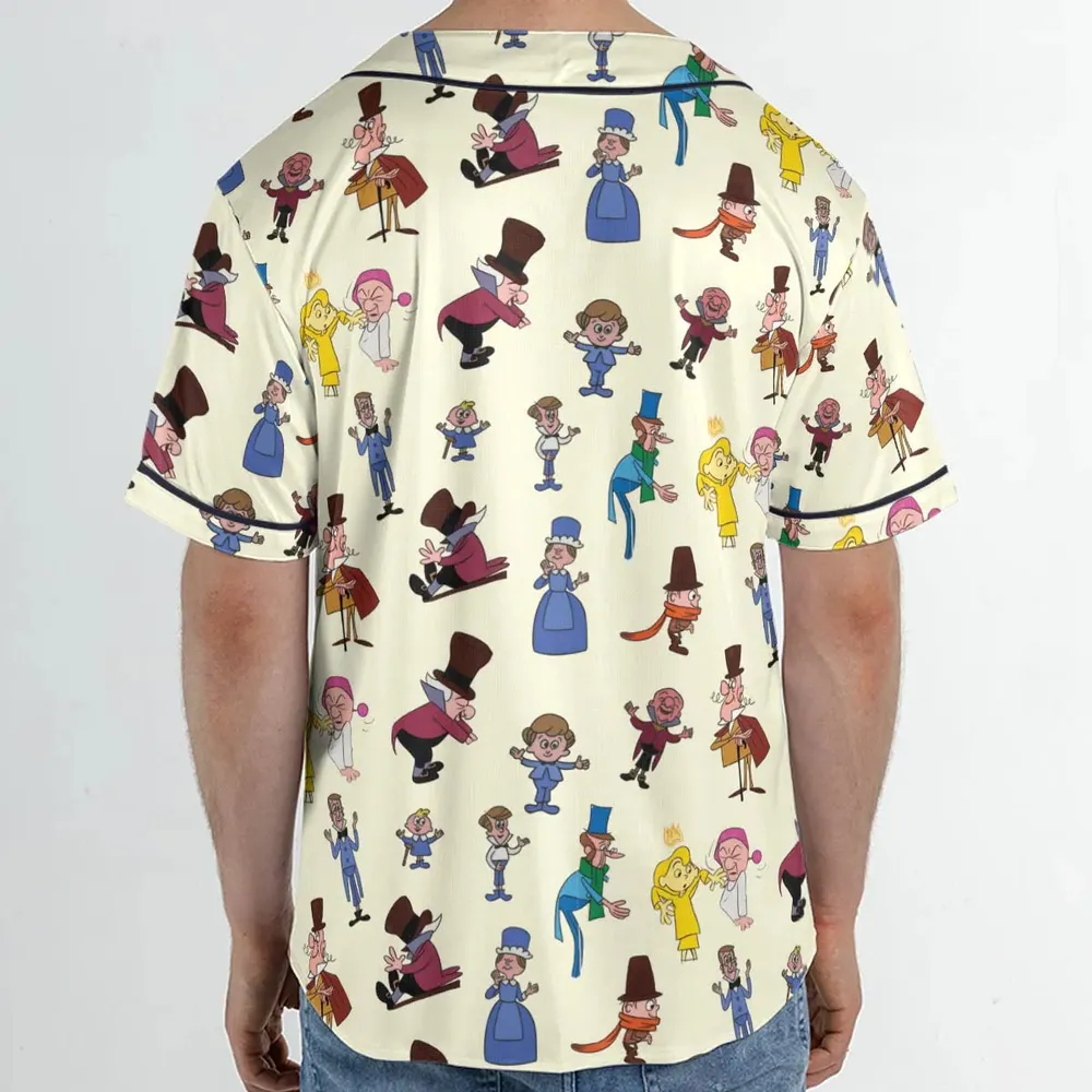 Mister Magoo's Christmas Unisex Baseball Jersey - 2