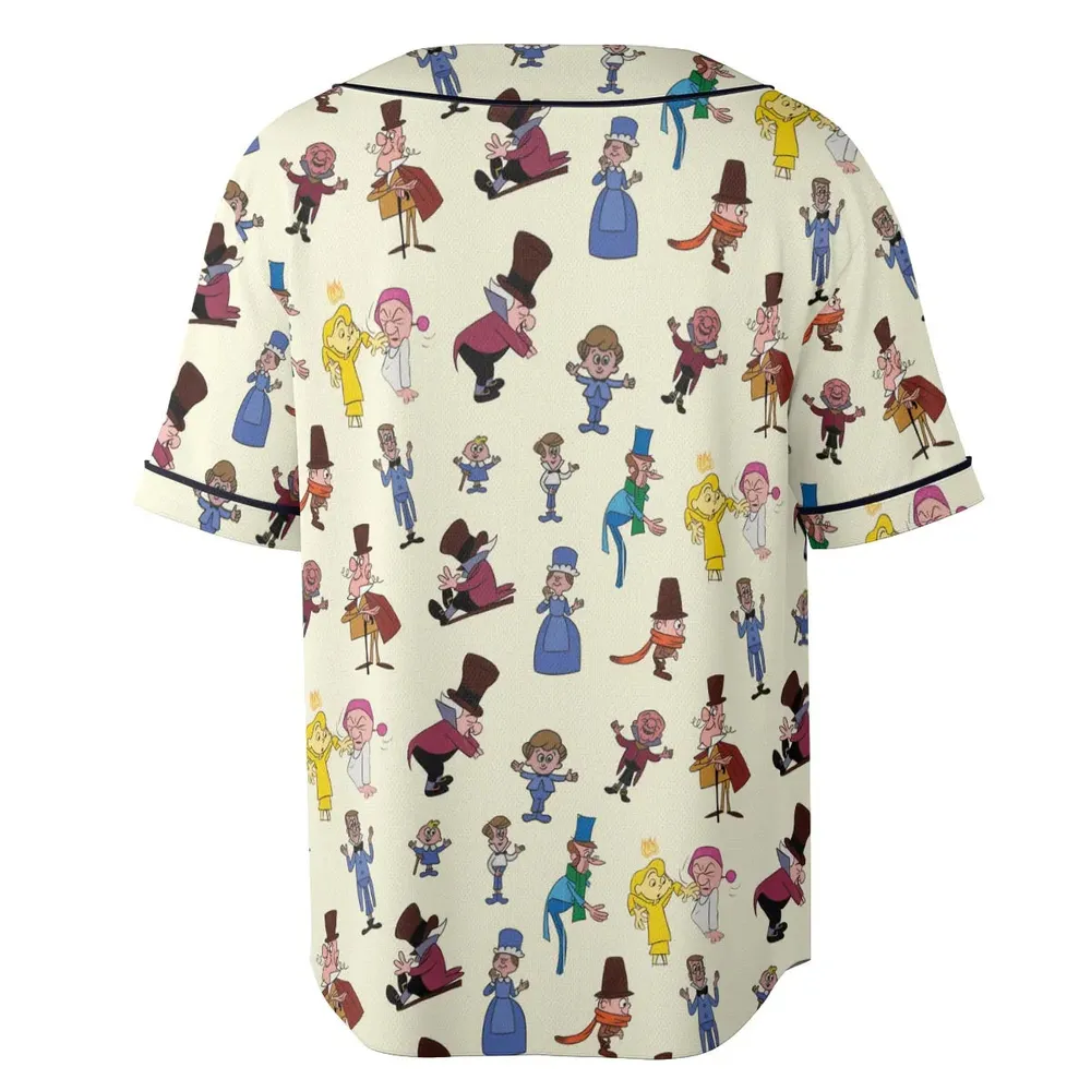 Mister Magoo's Christmas Unisex Baseball Jersey - 4