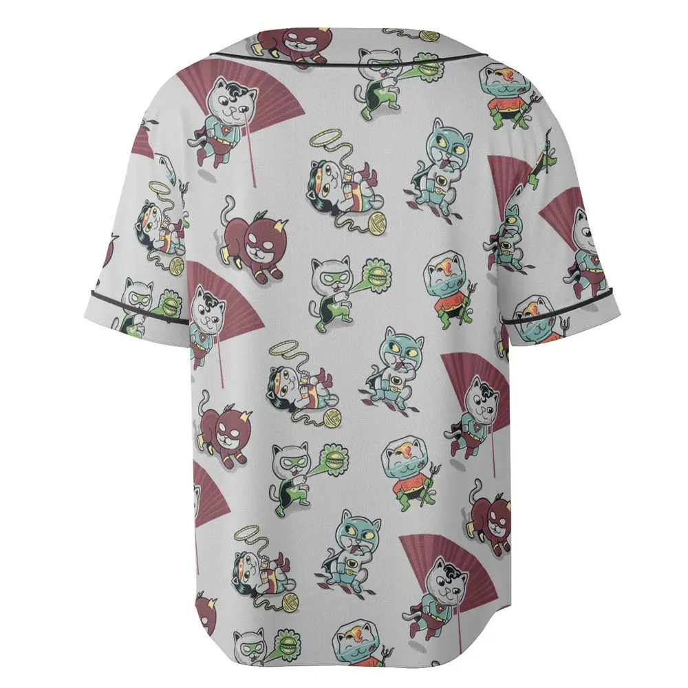 Supurrrr Friends Super Friends Unisex Baseball Jersey - 4