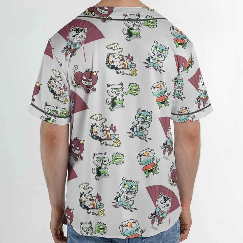 Supurrrr Friends Super Friends Unisex Baseball Jersey - 2