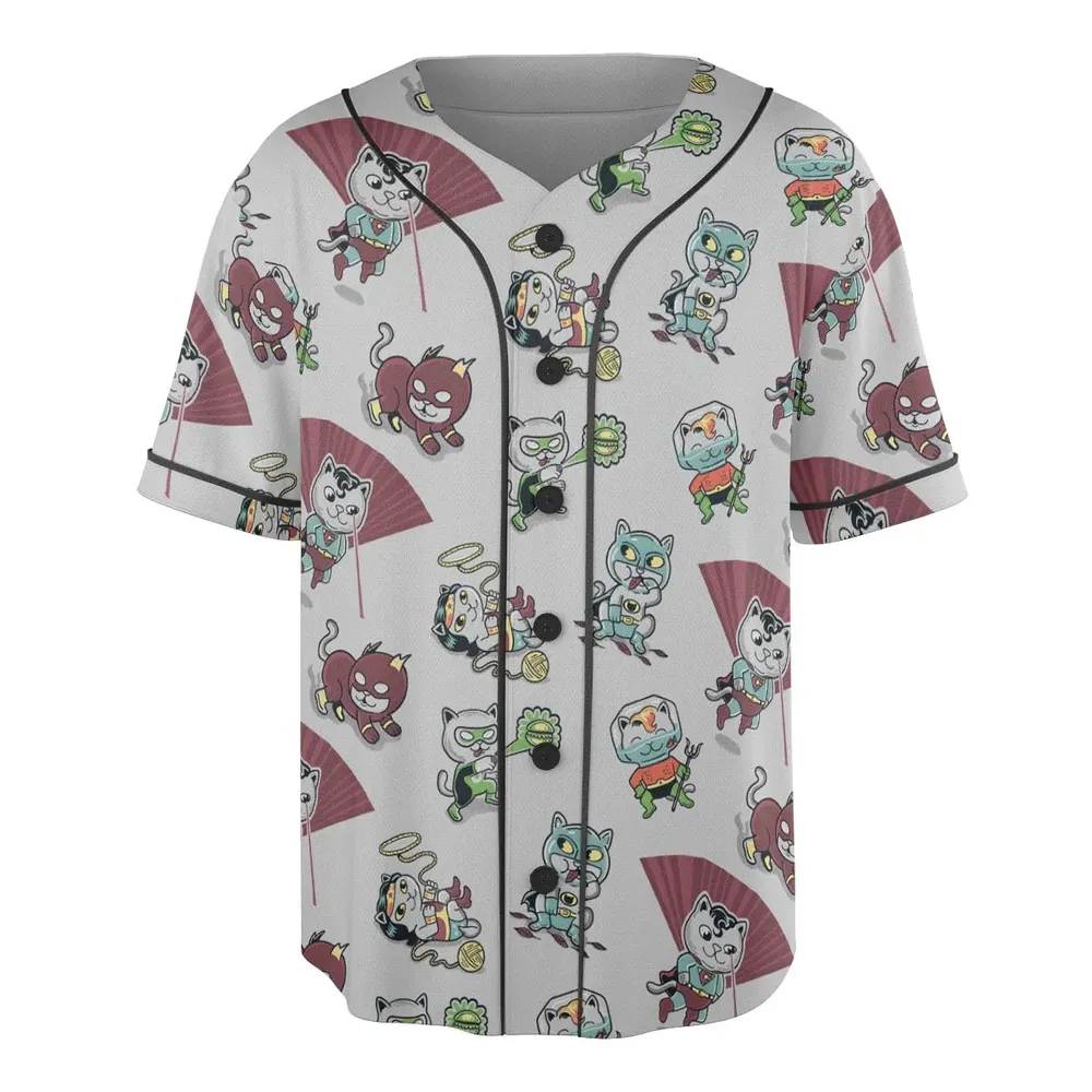 Supurrrr Friends Super Friends Unisex Baseball Jersey - 3