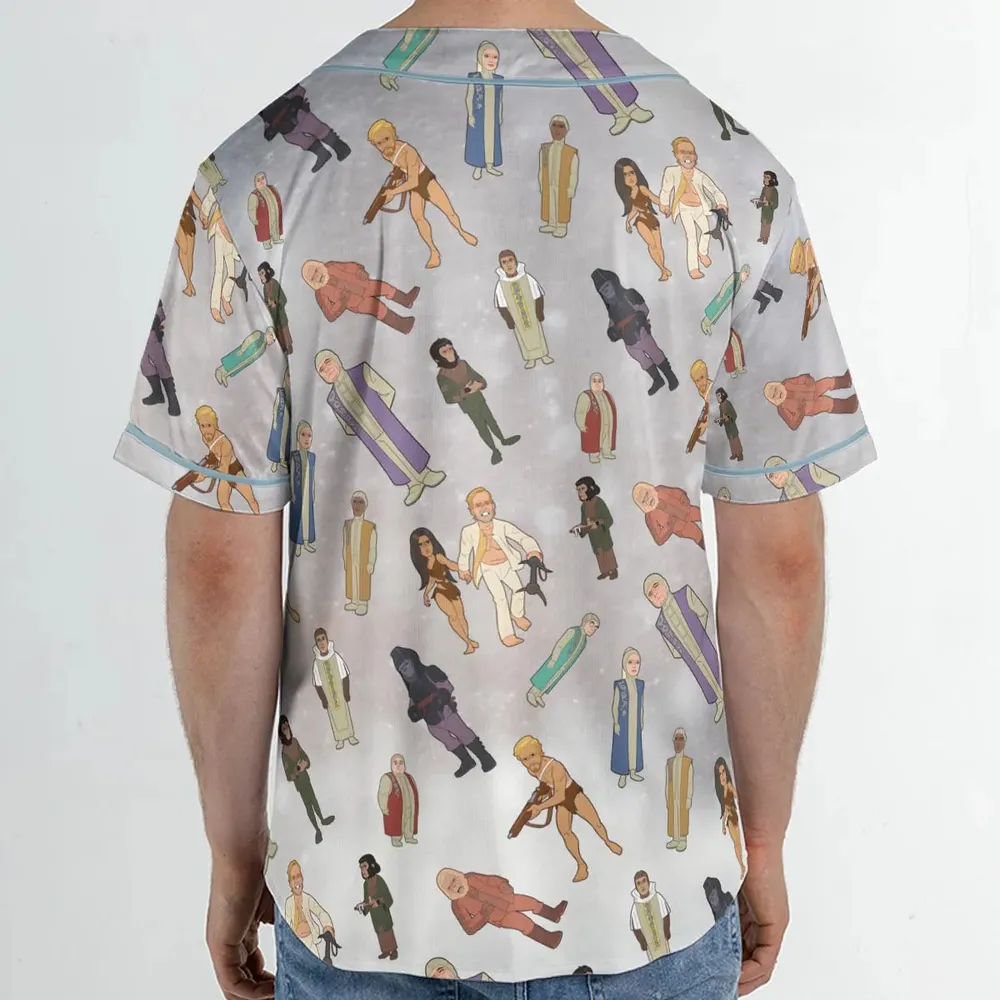 Planet of Apes Characters Unisex Baseball Jersey - 2
