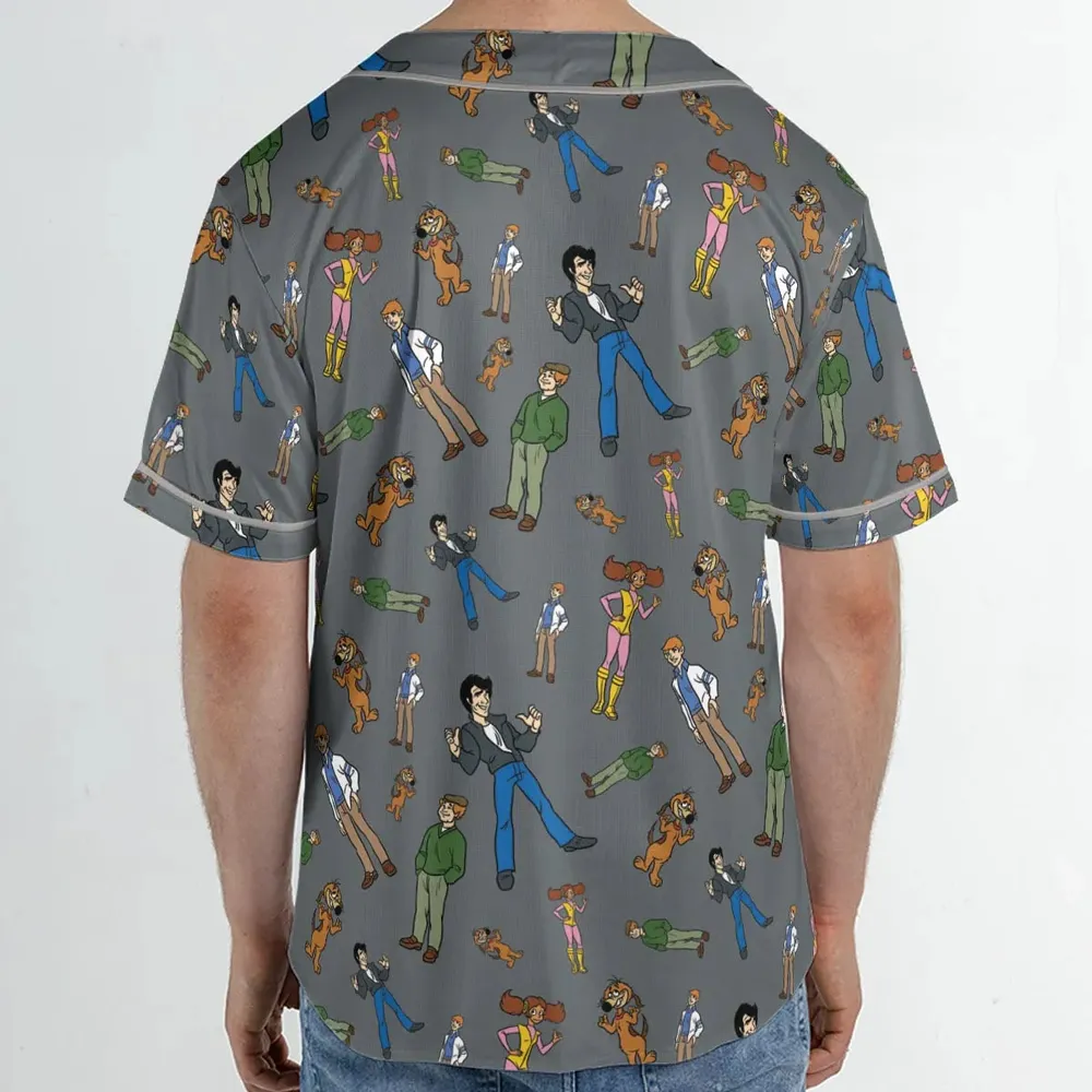 Nostalgic Gang The Fonz and the Happy Days Gang Unisex Baseball Jersey - 2