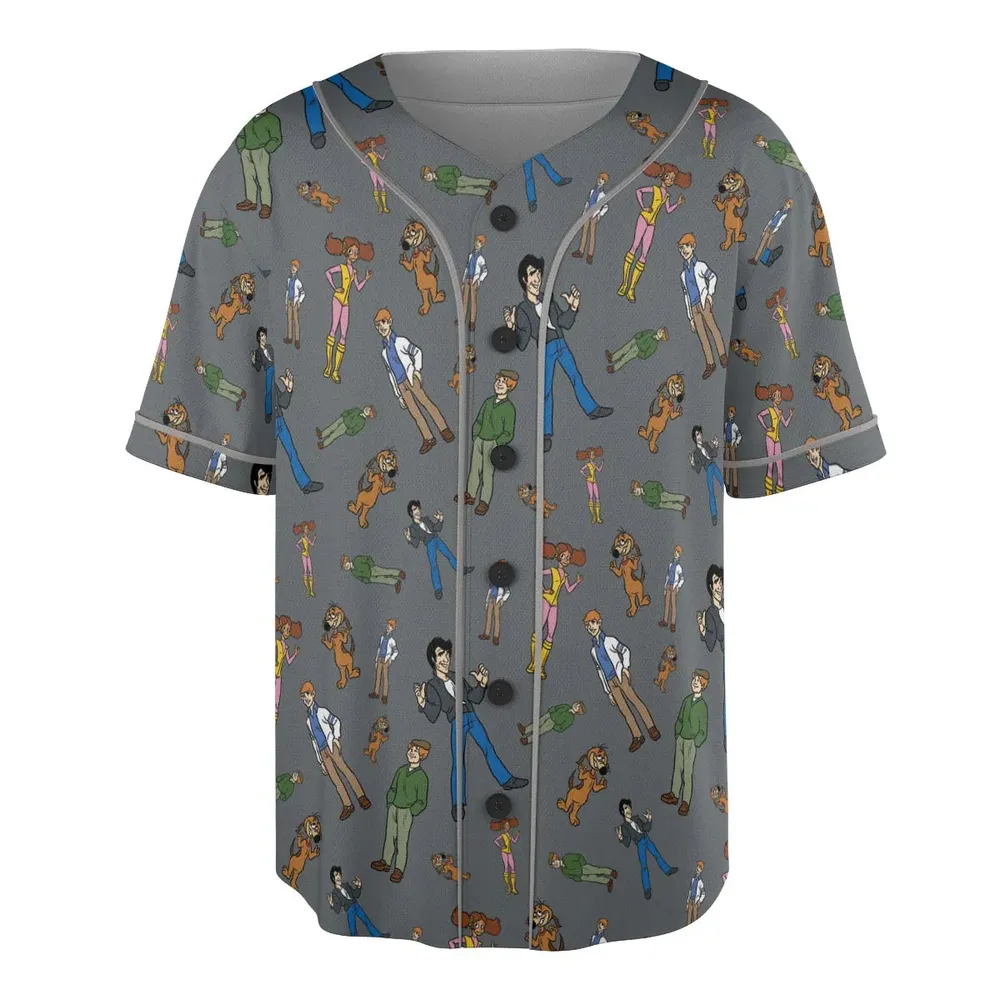 Nostalgic Gang The Fonz and the Happy Days Gang Unisex Baseball Jersey - 3