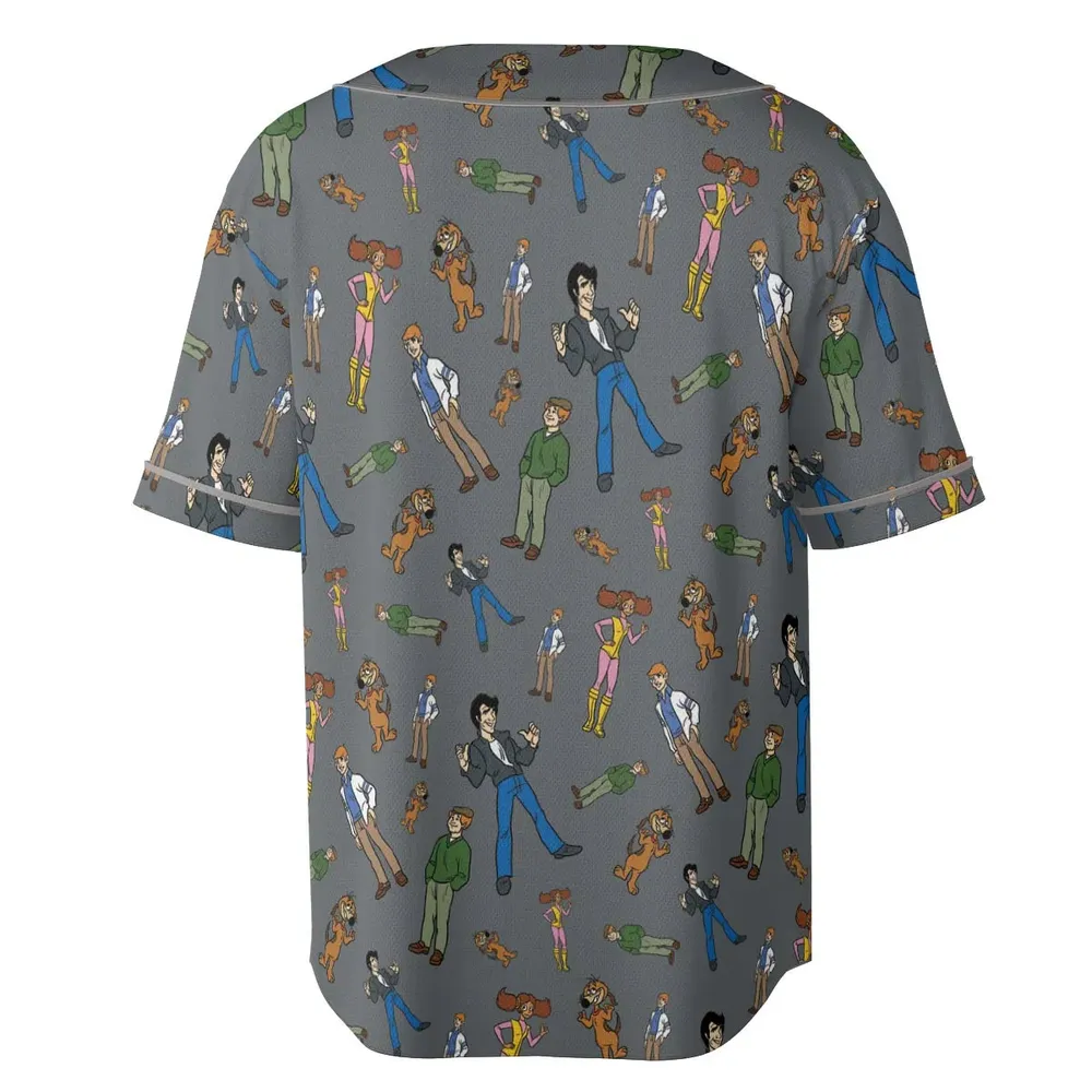 Nostalgic Gang The Fonz and the Happy Days Gang Unisex Baseball Jersey - 4