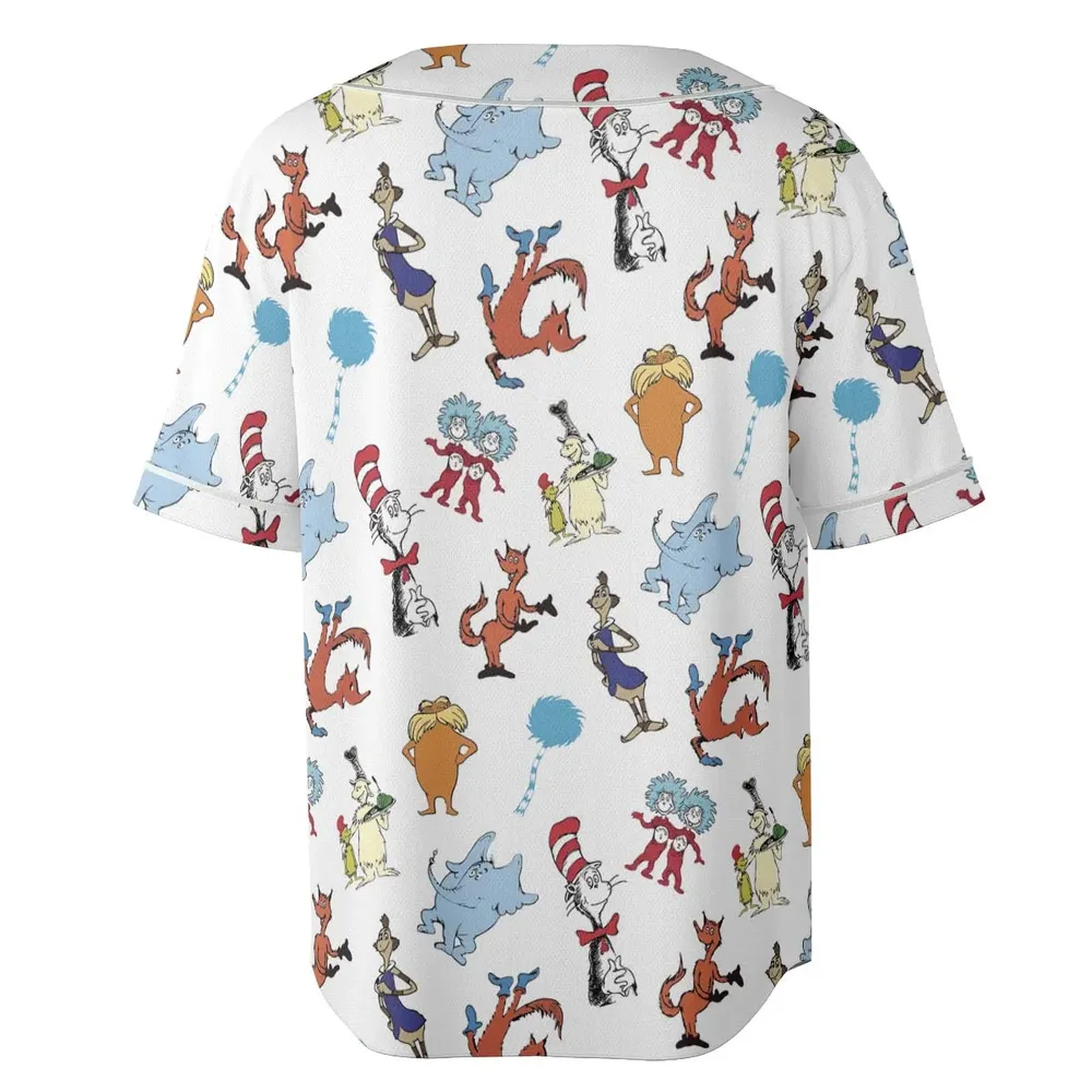 Seuss Swag Dr. Seuss Unisex Baseball Jersey - 4