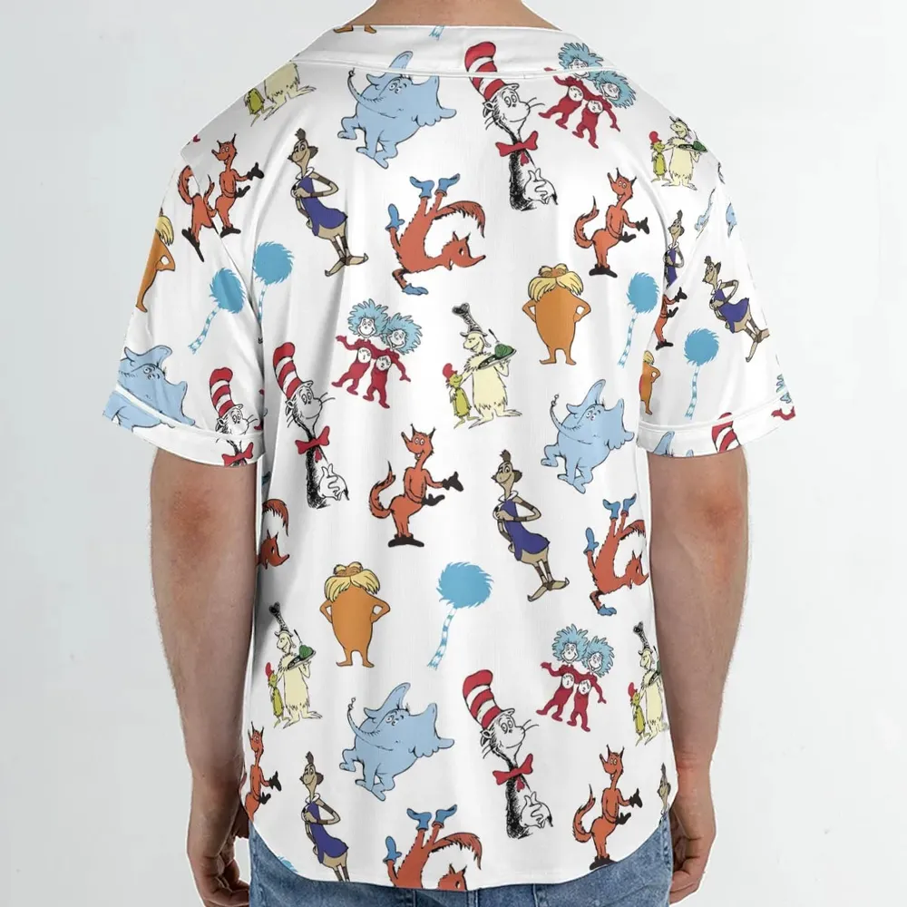 Seuss Swag Dr. Seuss Unisex Baseball Jersey - 2