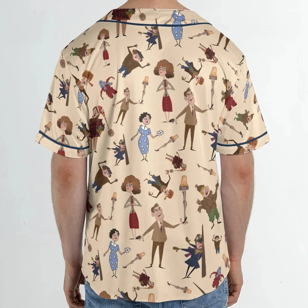 A Christmas Story Characters Unisex Baseball Jersey - 2
