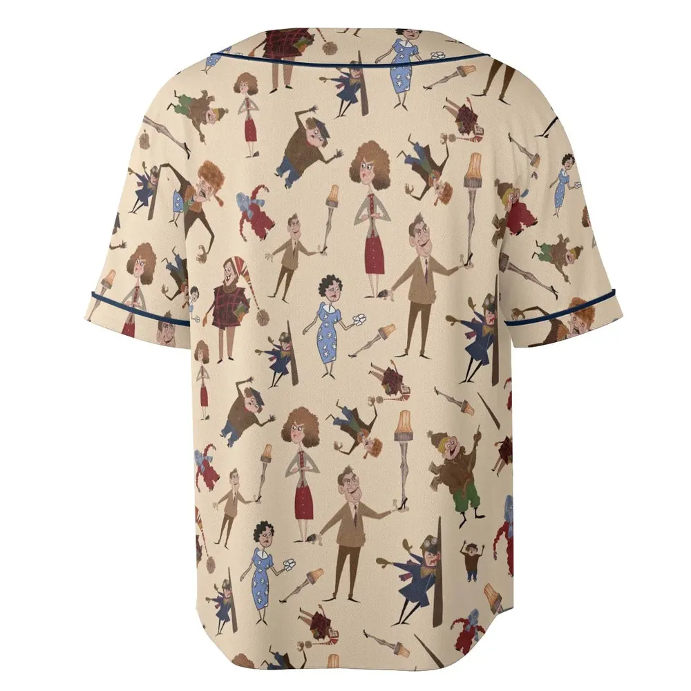 A Christmas Story Characters Unisex Baseball Jersey - 4