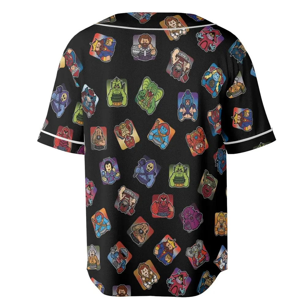 Retro Hero Masters of the Universe Unisex Baseball Jersey - 4
