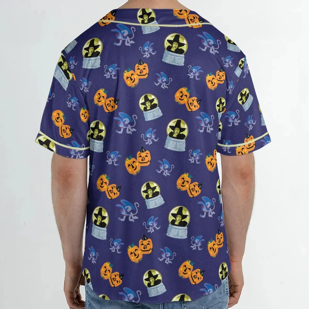 Wicked Witch Flying Monkey Unisex Baseball Jersey - 2