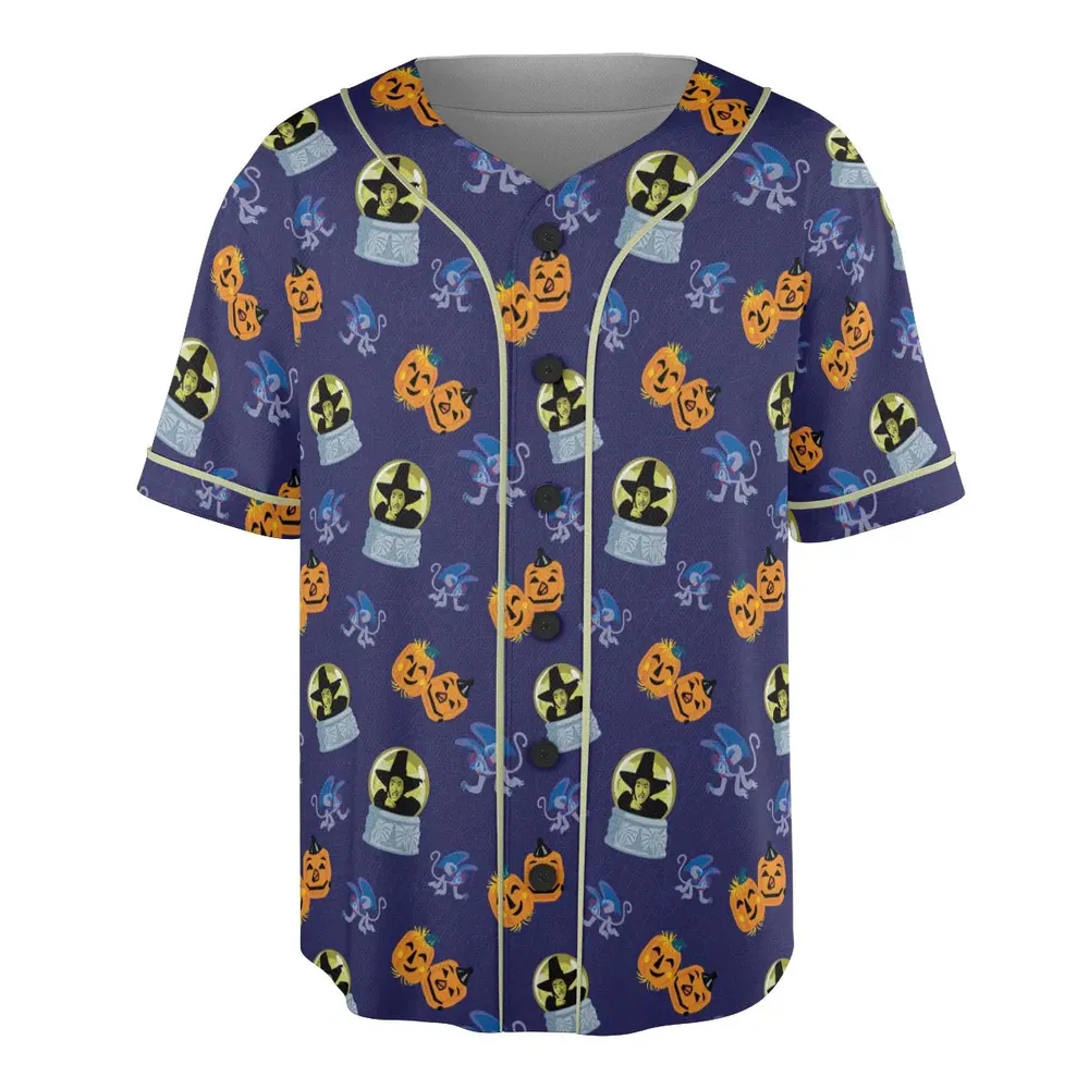 Wicked Witch Flying Monkey Unisex Baseball Jersey - 3