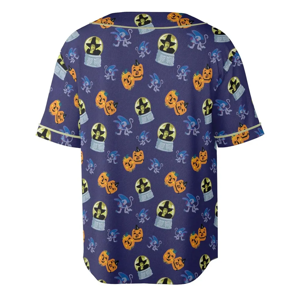 Wicked Witch Flying Monkey Unisex Baseball Jersey - 4