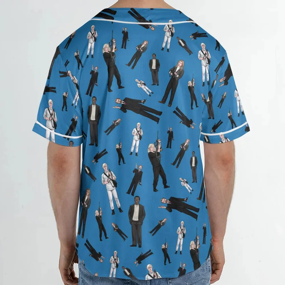 Nakatomi Takeover Die Hard Unisex Baseball Jersey - 2