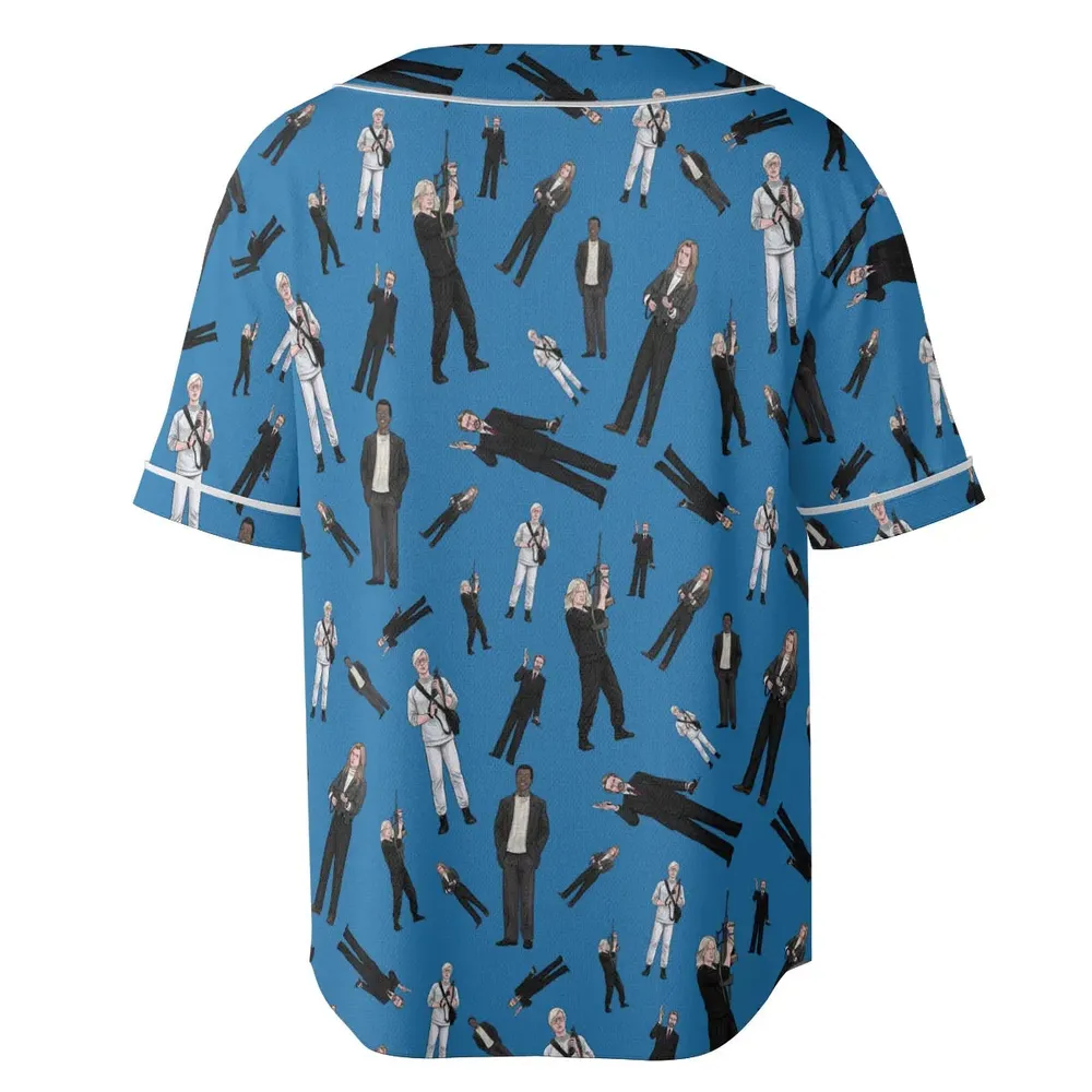 Nakatomi Takeover Die Hard Unisex Baseball Jersey - 4