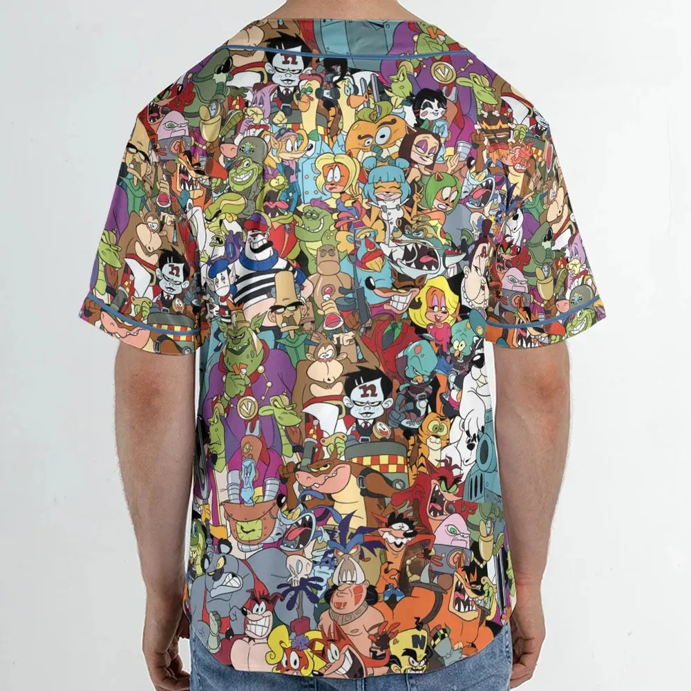 Retro Gamer Crash Bandicoot Unisex Baseball Jersey - 2