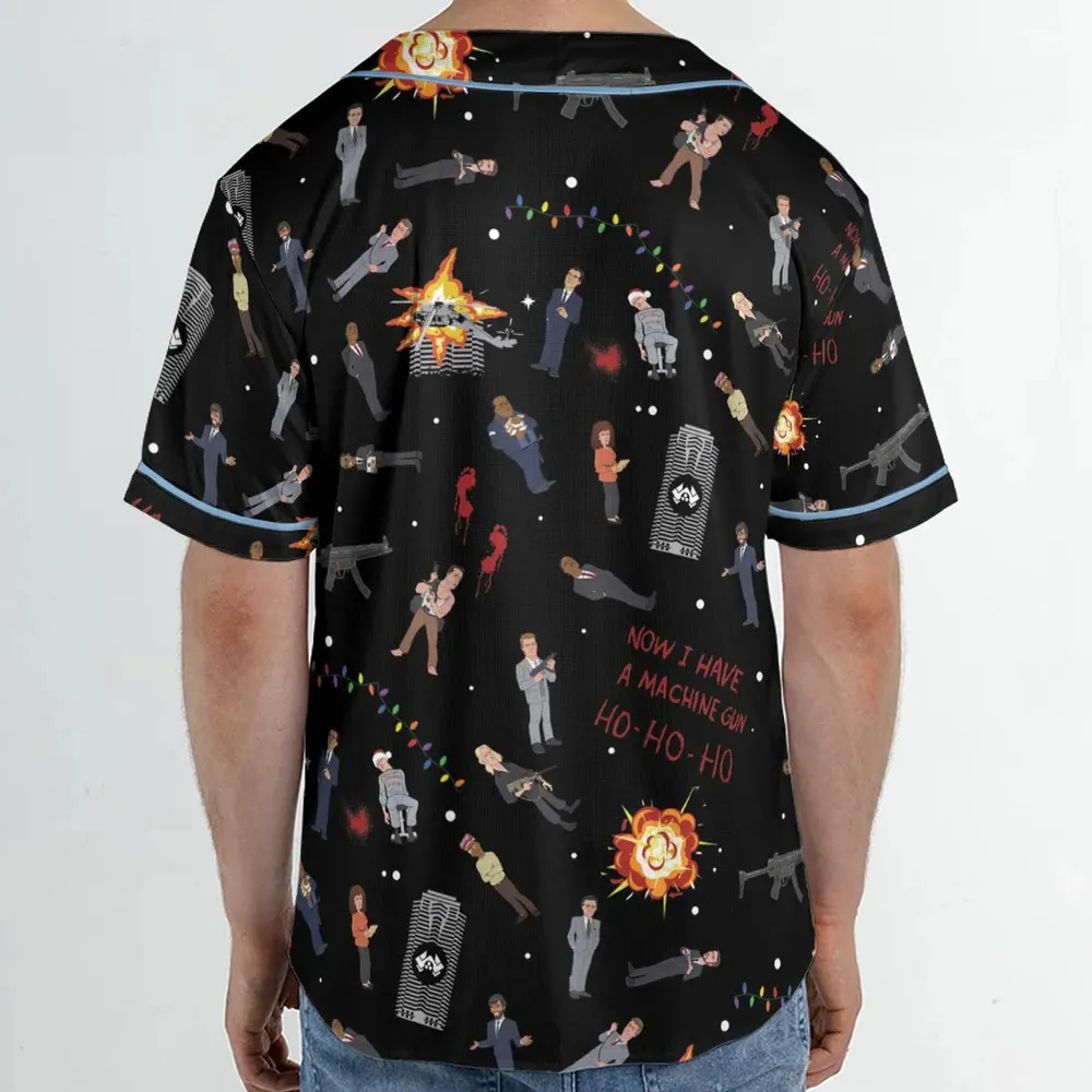 Die Hard Is My Favorite Christmas Movie Unisex Baseball Jersey - 2