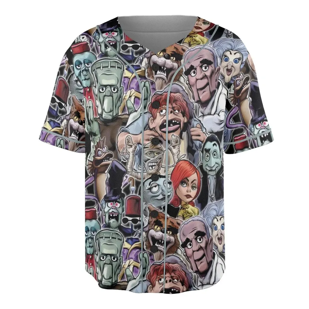 Party Like A Monster Mad Monster Party Unisex Baseball Jersey - 3