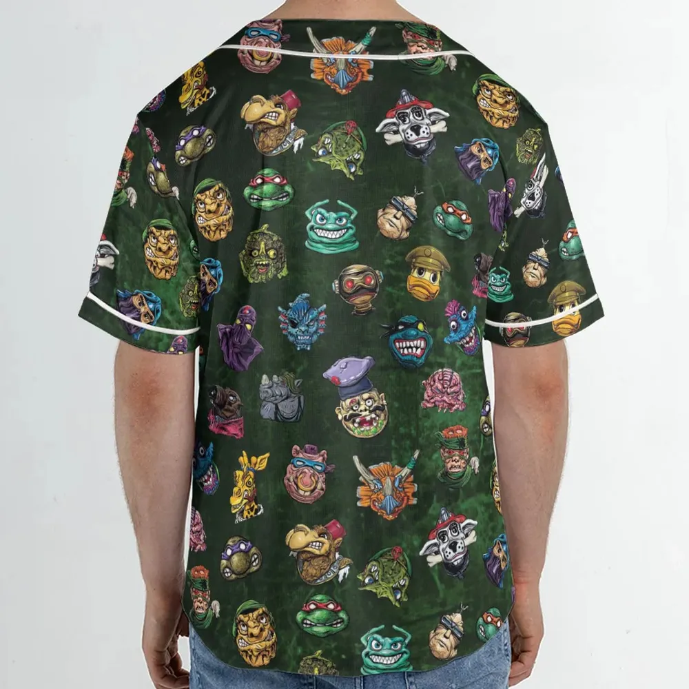 Good To Be Bad Guys Teenage Mutant Ninja Turtles Unisex Baseball Jersey - 2