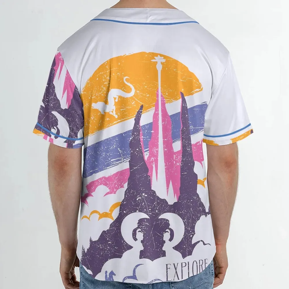 Fantasia Vintage 80s The NeverEnding Story Unisex Baseball Jersey - 2