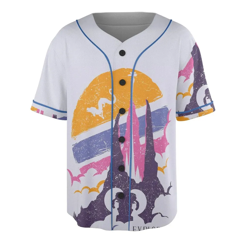 Fantasia Vintage 80s The NeverEnding Story Unisex Baseball Jersey - 3