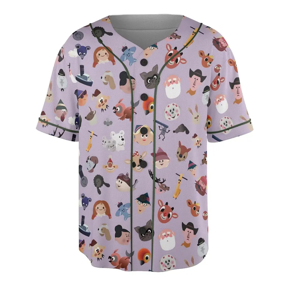 Iconography Rudolph the Red-Nosed Reindeer Unisex Baseball Jersey - 3
