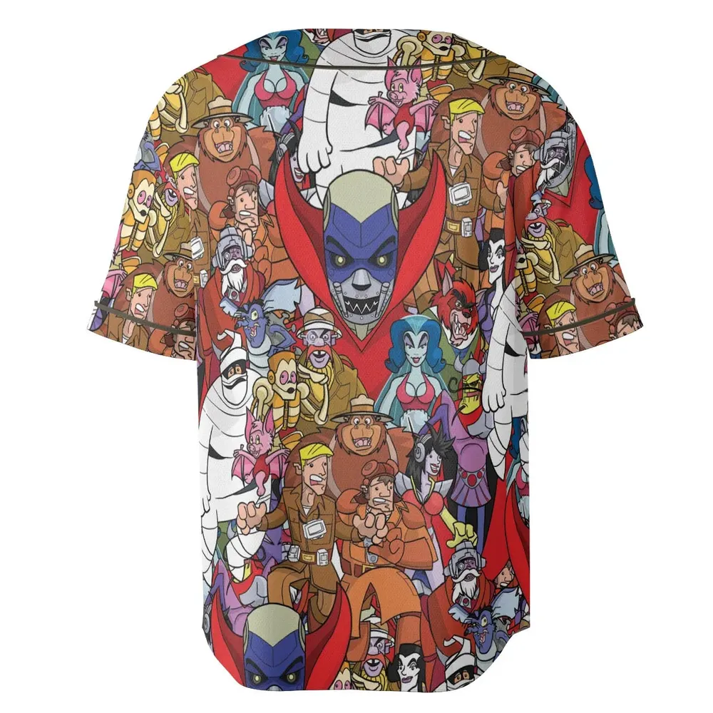 Ghostbusters Animated Series Characters Unisex Baseball Jersey - 4
