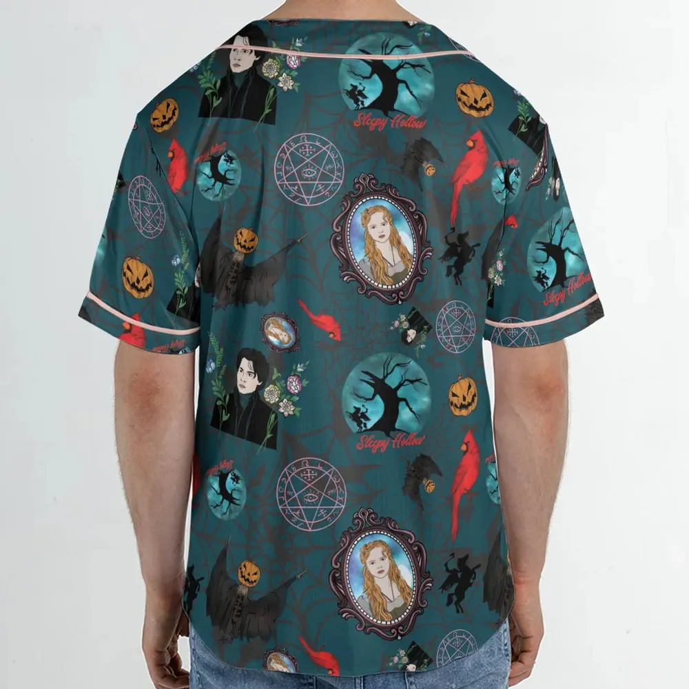Ichabod Crane Sleepy Hollow Unisex Baseball Jersey - 2