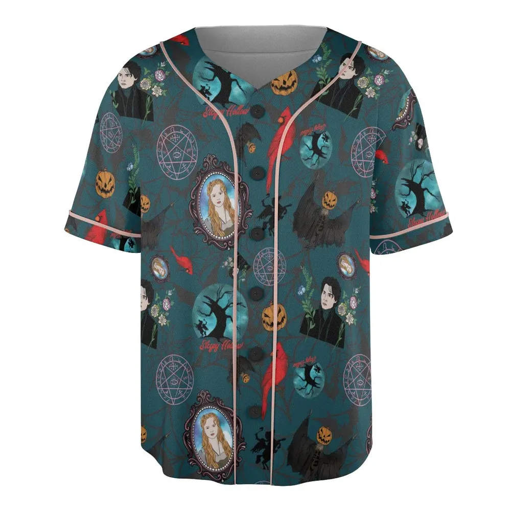 Ichabod Crane Sleepy Hollow Unisex Baseball Jersey - 3
